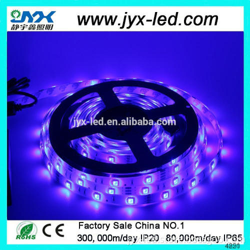 ShenZhen factory 5050 rgb led strip 30leds per meter 7.2w/m double side pcb 12v led strip holiday lighting led with CE ROHS